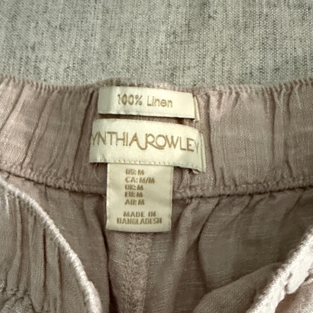 Cynthia Rowley Linen Pants - Picture 2 of 4